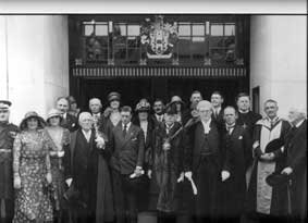 The opening ceremony for Constantine Technical College, 2 July 1930