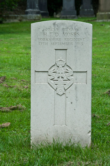 Private Herbert Thomas Dale Moses. 20253.