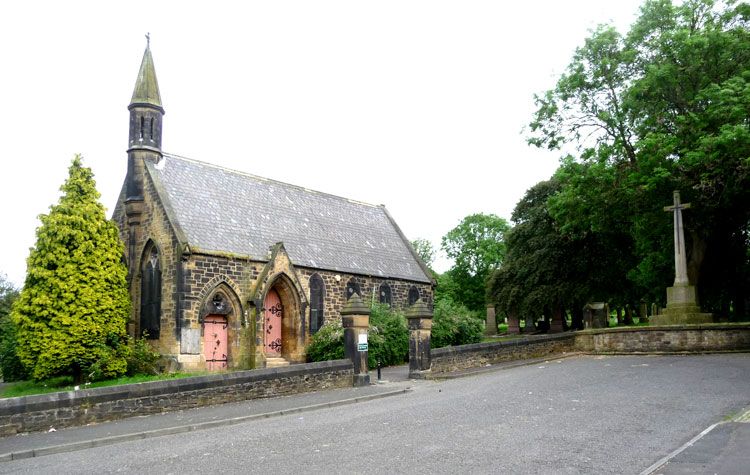 The Entrance to Gateshead East Cemetery