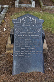 Private John Wesley Knowles. 18743.