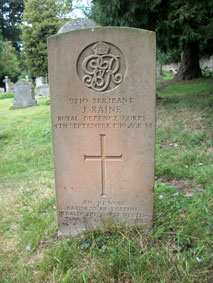 Serjeant James Raine. 9210. 