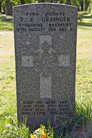 Private S Edgar Grainger. 9704.