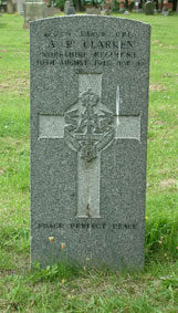 Lance Corporal Alfred Richard Clarken. 2749.
