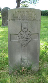 Private Richard Foster Nicholson. 205512. 