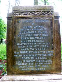 Blow Family Headstone