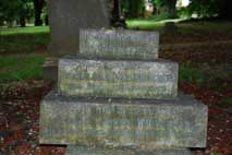 The main face of the  Whitehead family memorial