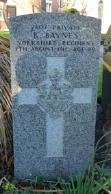 Private Robert Baynes. 2807. 