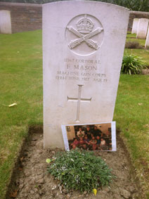 Corporal Fred Mason. 11367. 