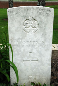 Private Andrew Anderson. 12893. 