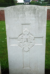 Private Harry Hanson. 27129. 