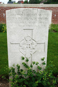 2nd Lieutenant Harold Gibson Hornsby.