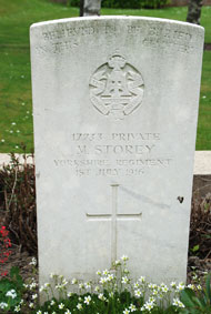 Private Mark Storey. 17733.
