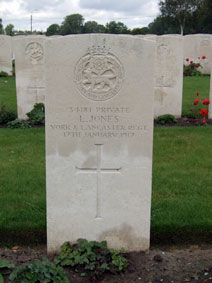Private Lloyd Jones. 34181. 