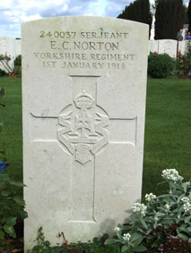 CSM Ernest Cecil Norton, 240037.